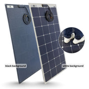 115 Watt Walkable Semi Rigid Solar Panels - black and white background