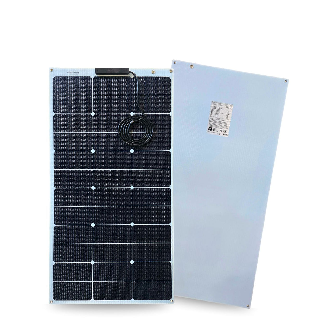 120 Watt Walkable Semi Rigid Solar Panel - Sunpower A+ Grade 24.4% Efficient Cells