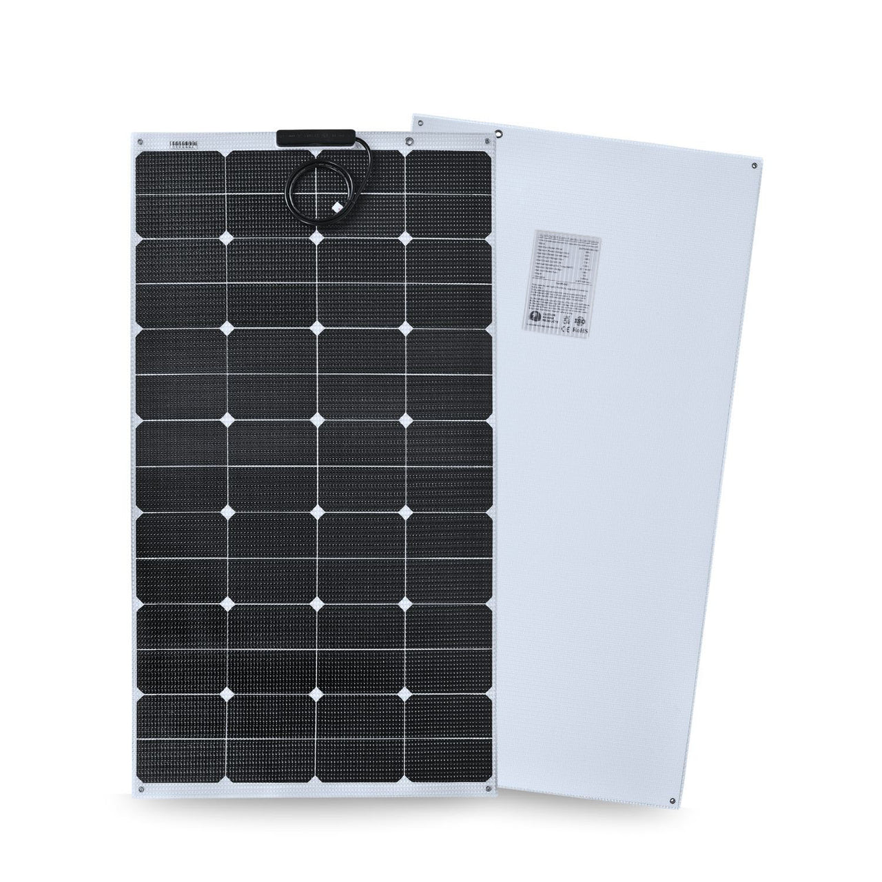 165 Watt Walkable Semi Rigid Solar Panel - Sunpower A+ Grade 24.4% Efficient Cells