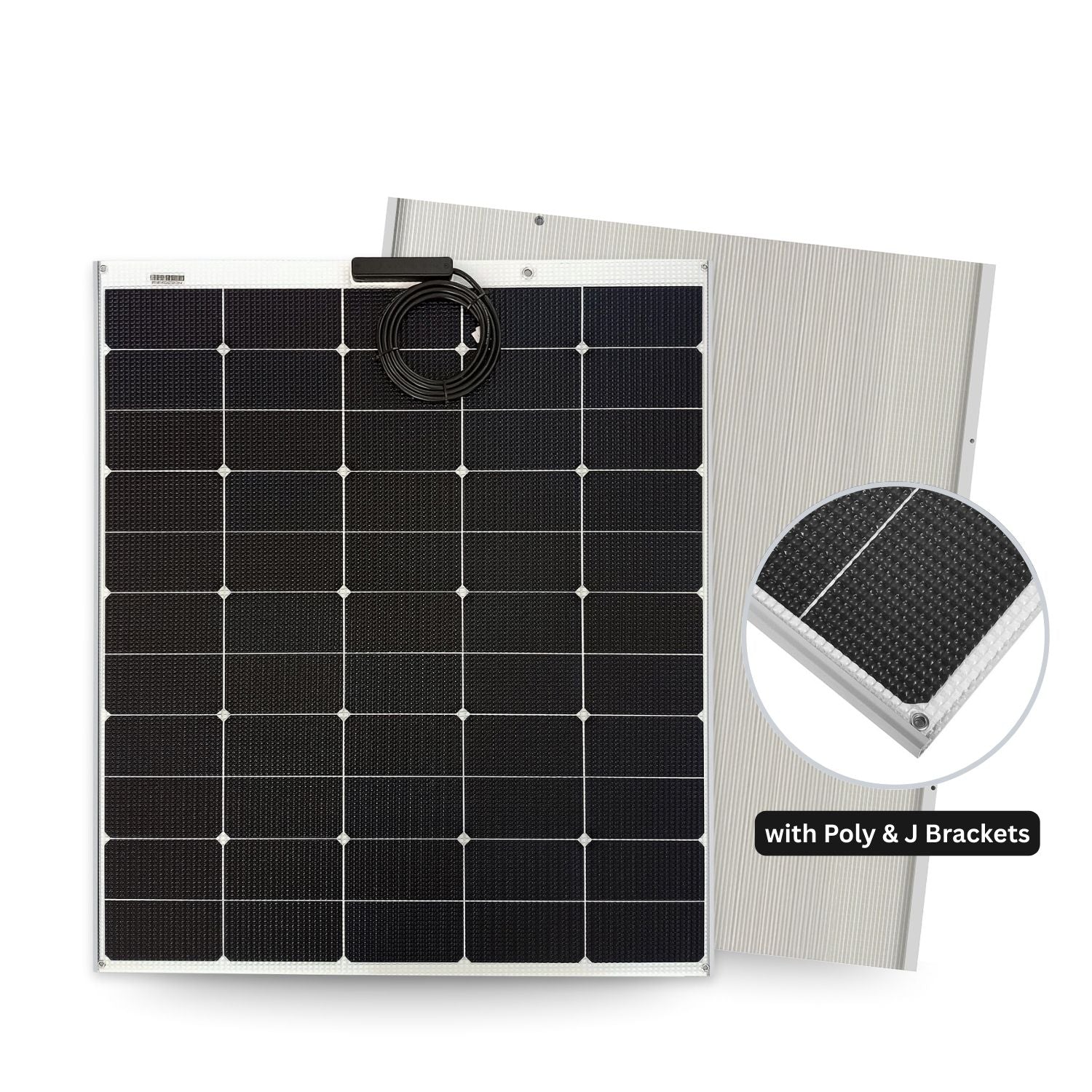 180 Watt Walkable Semi Rigid Solar Panel - Sunpower A+ Grade 24.4