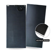 235 Watt Walkable Back Contact Solar Panels 27.4% efficient cells with twinwall polycarbonate backing and J-channels