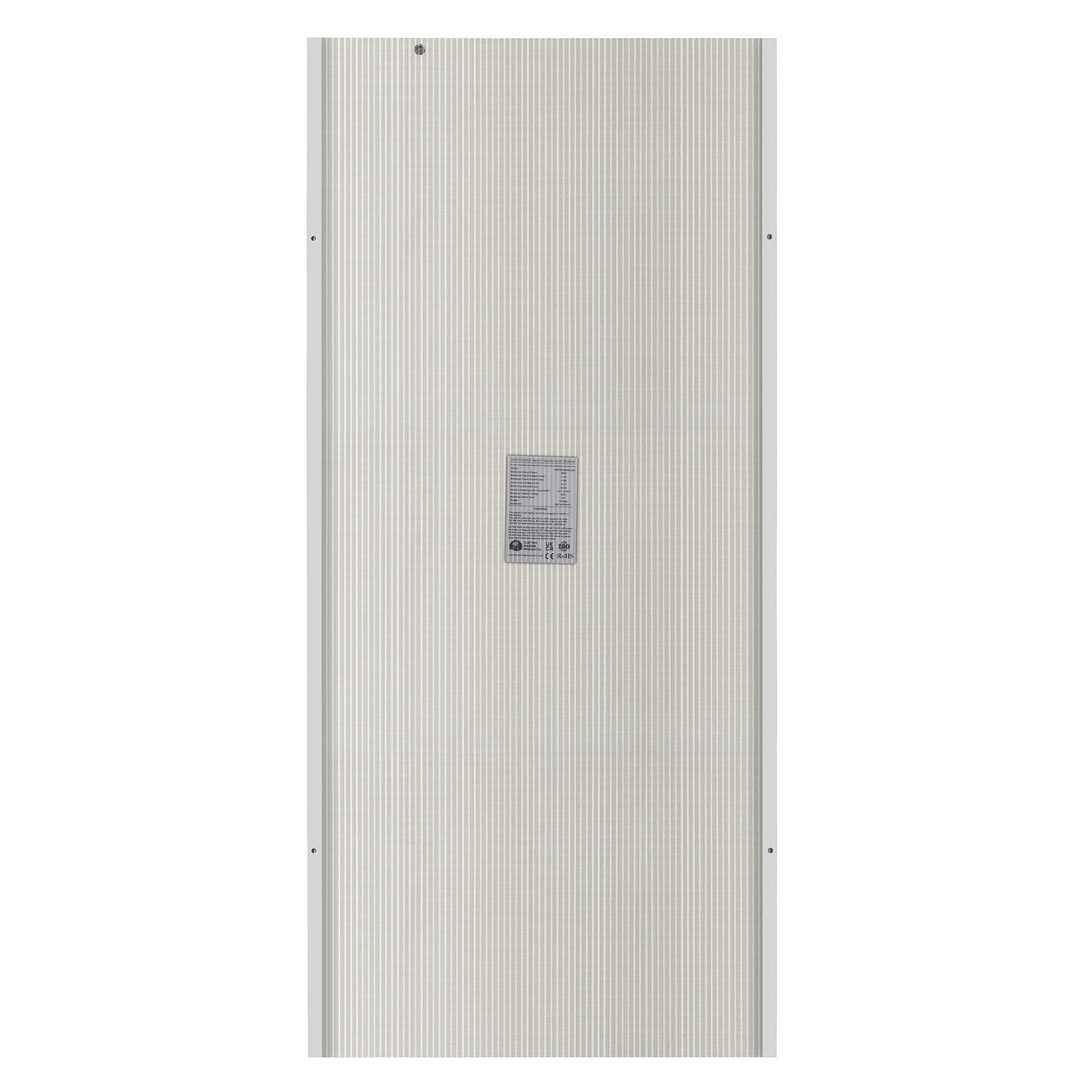 200 Watt Walkable Solar Panel - Polycarbonate Backing