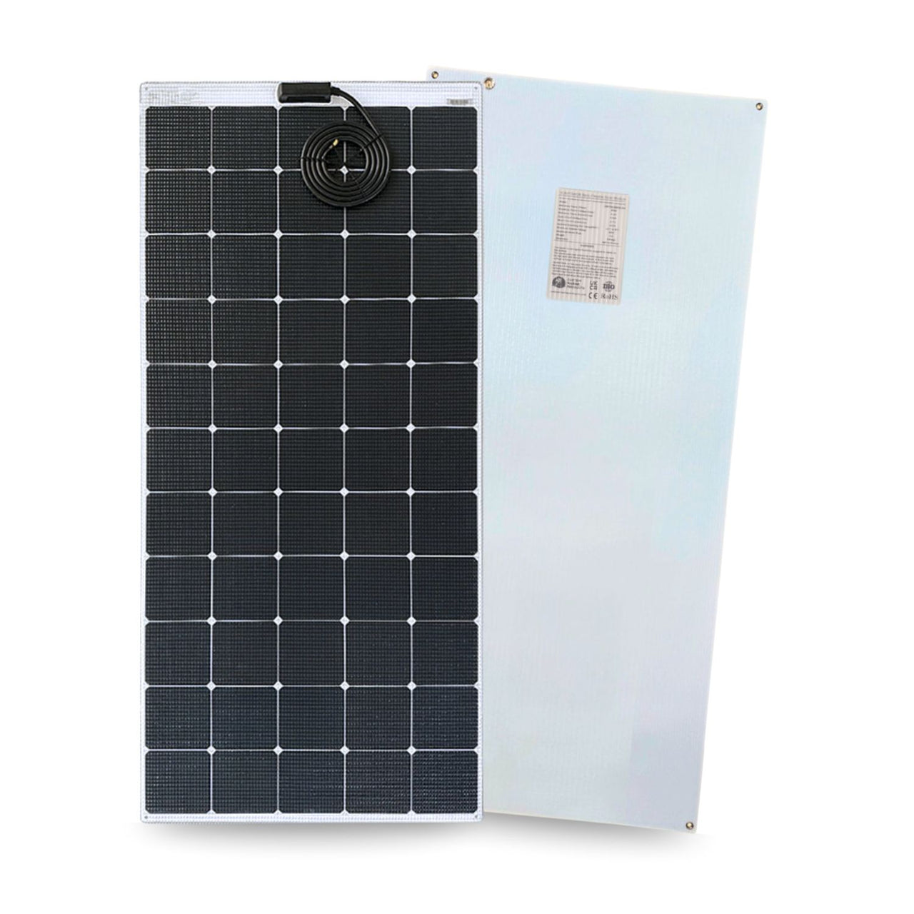 200 Watt Walkable Semi-Rigid Solar Panels - Sunpower A+ Grade 24.4% Efficient Cells