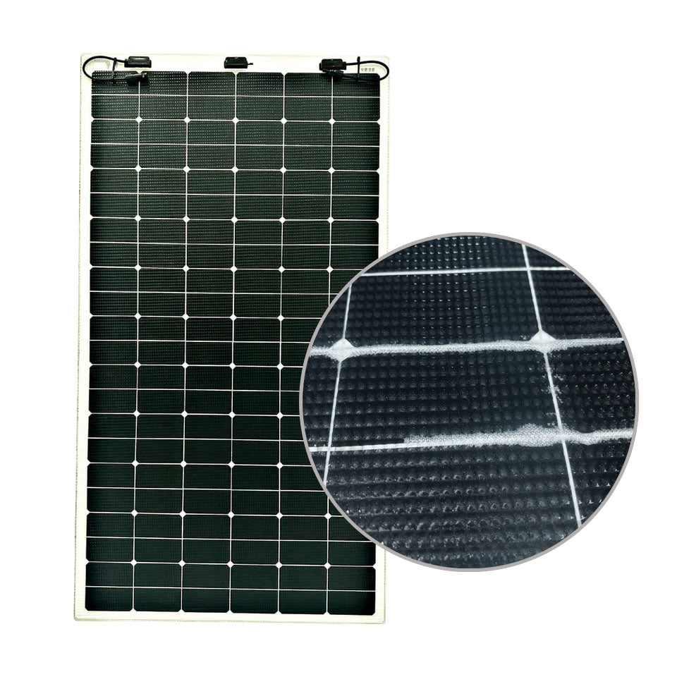 240 Watt Shade Tolerant Walkable Semi-Rigid Solar Panel - Sunpower A+ Grade 24.4% Efficient Cells (Clearance)