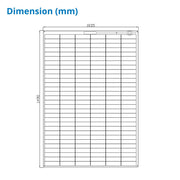 370 Watt Walkable Back Contact Solar Panels 27.4% efficient cells - dimension
