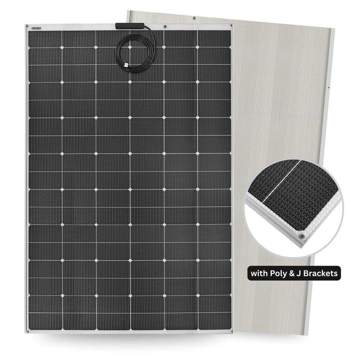 Semi Rigid Solar Array 325 Watt Walkable Semi-Rigid Solar Panel - Carbon Fiber Series ...