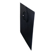 110 Watt Walkable Semi-Rigid Solar Panel PERC Cells - black background (side)