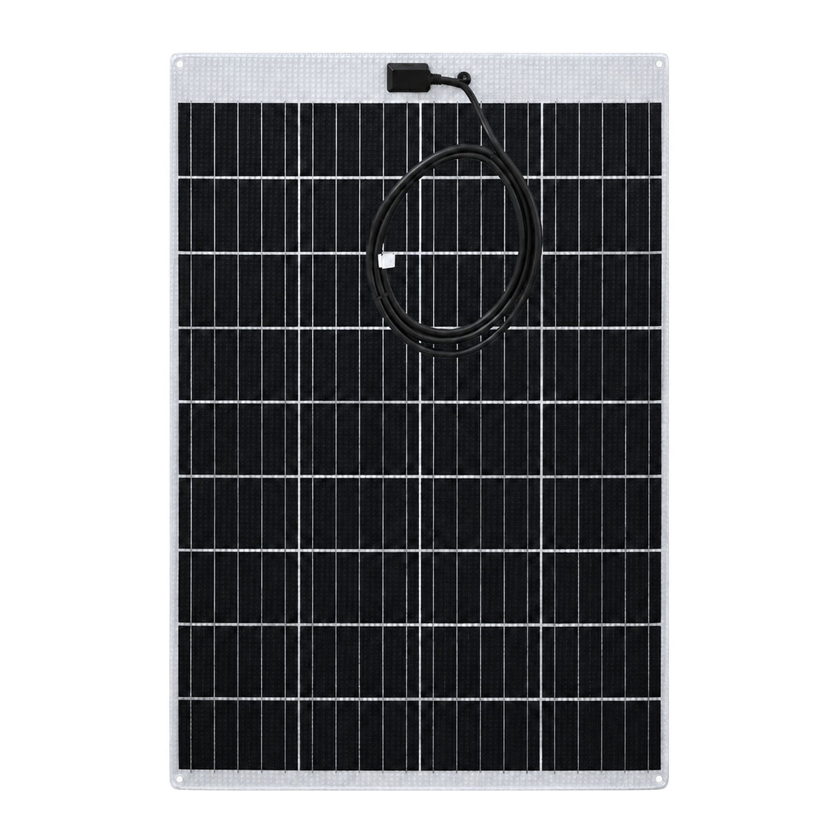 110 Watt Walkable Semi-Rigid Solar Panel PERC Cells - white background (front)