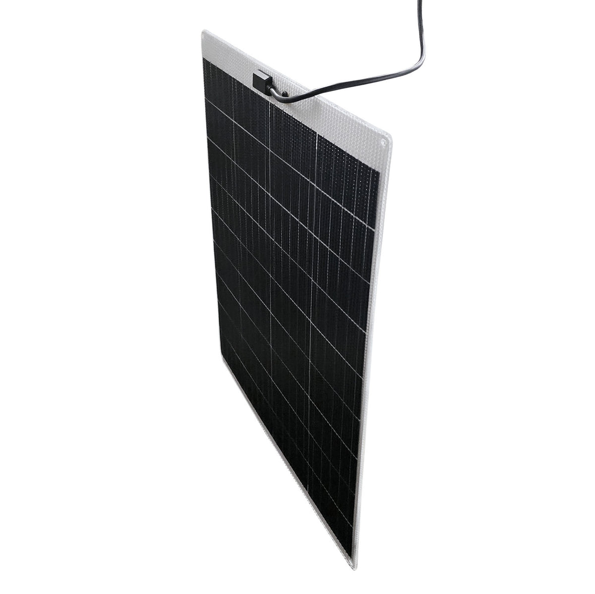 110 Watt Walkable Semi-Rigid Solar Panel PERC Cells - white background (side)
