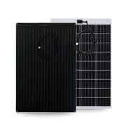 110 Watt Walkable Semi-Rigid Solar Panel PERC Cells with black or white background
