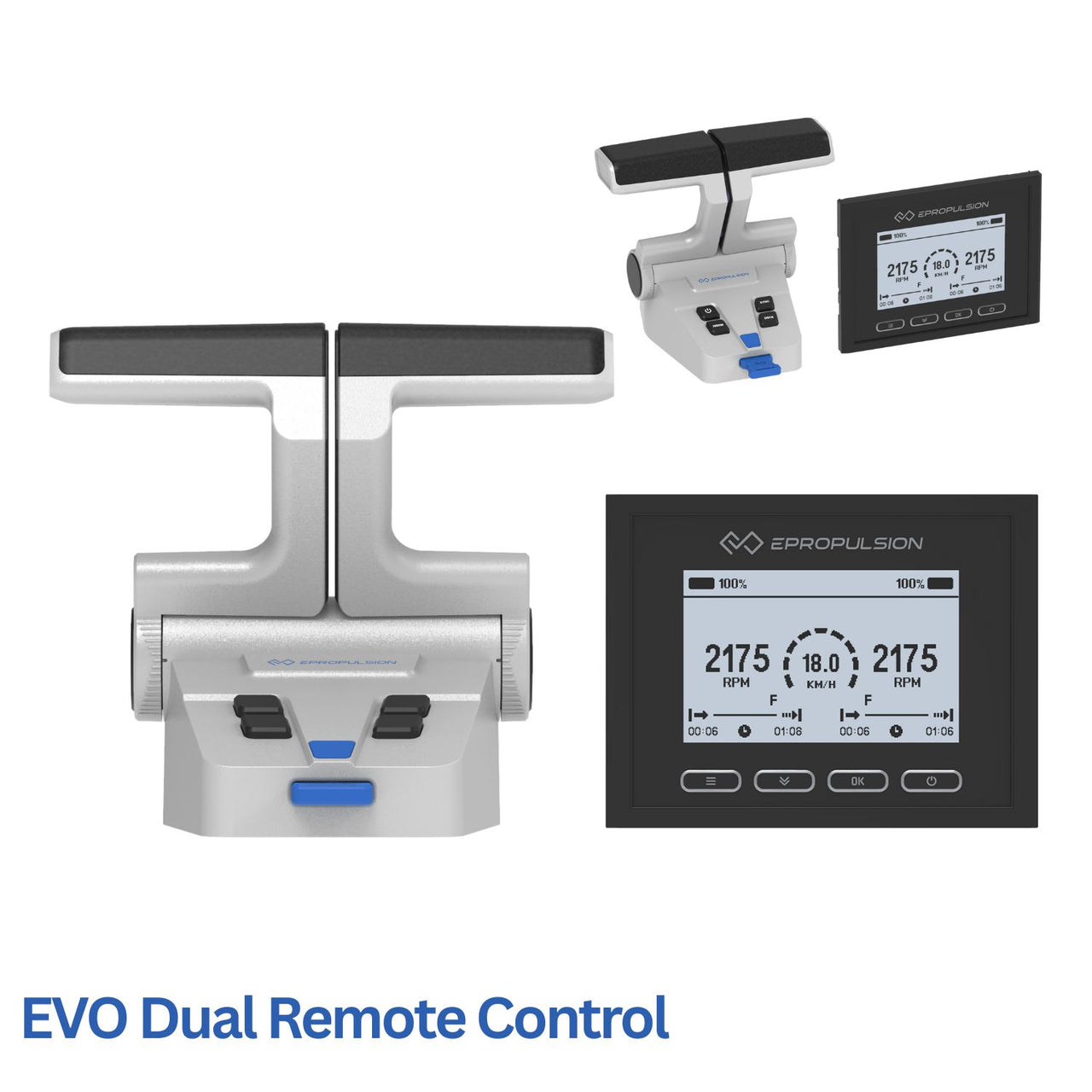 ePropulsion Evo Dual Remote Control for Spirit / Navy / Pod Drive Evo Motors