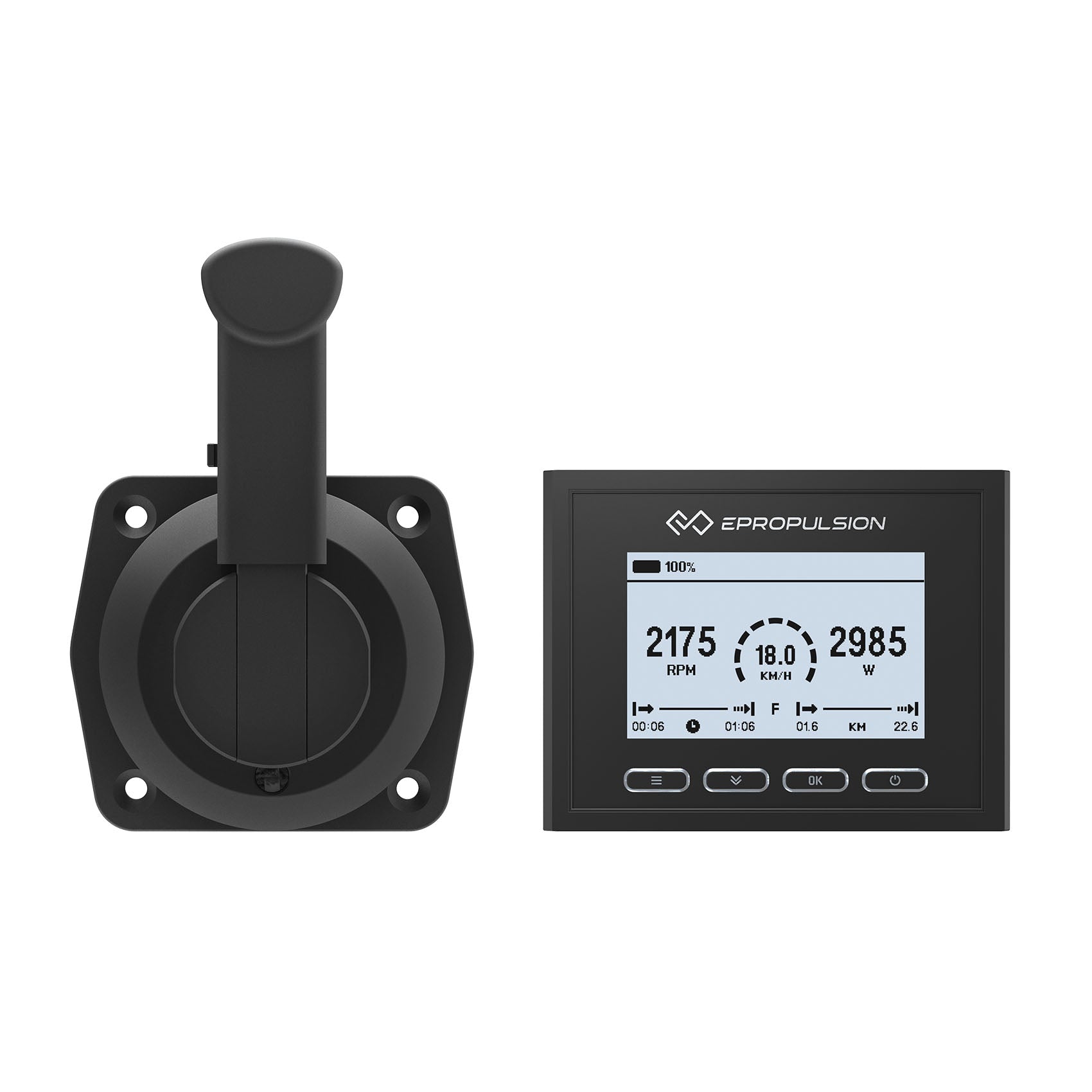 ePropulsion Evo Side Mount Control for Spirit Evo / Navy Evo / Pod Drive Evo Motors