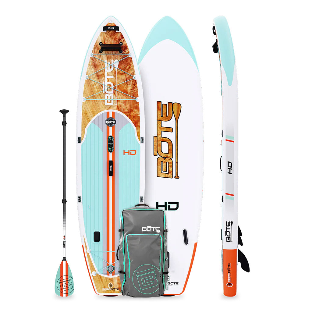 BOTE HD Aero Inflatable Paddle Board - Classic Cedar