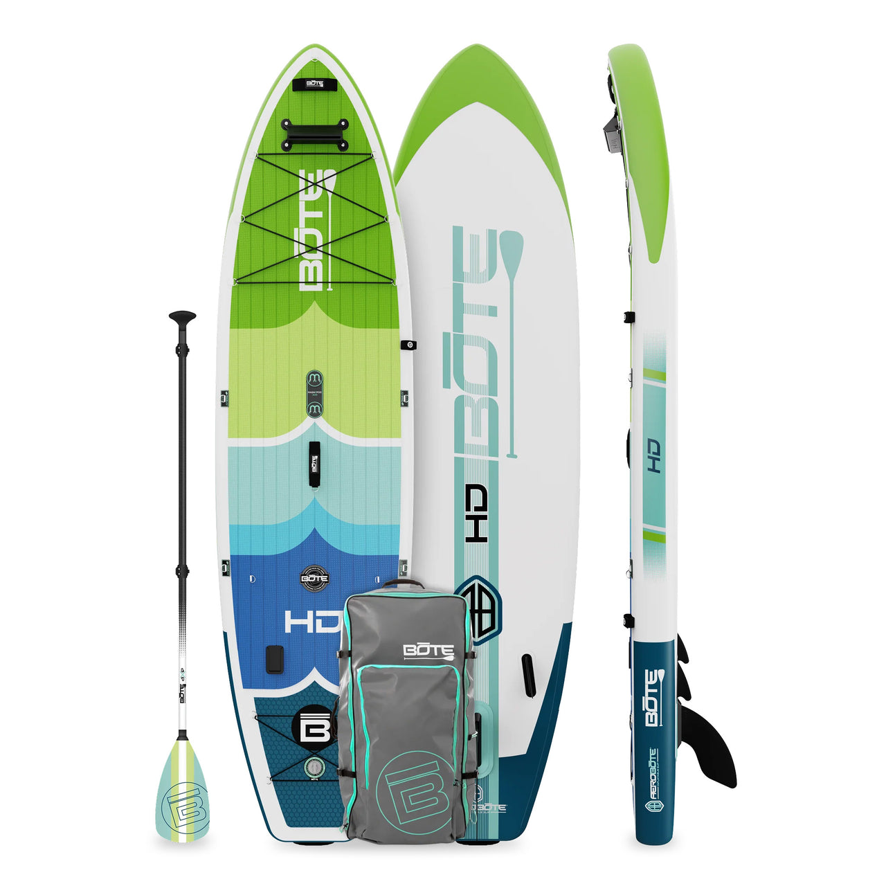 BOTE HD Aero Inflatable Paddle Board - Full Trax Navy Blue