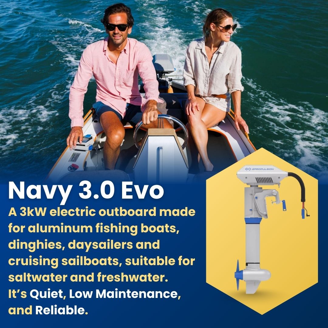 ePropulsion Navy 3.0 Evo 3kW 6HP Electric Outboard Motor