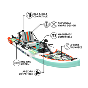 BOTE ProRider Aero Inflatable Hybrid Paddle Board