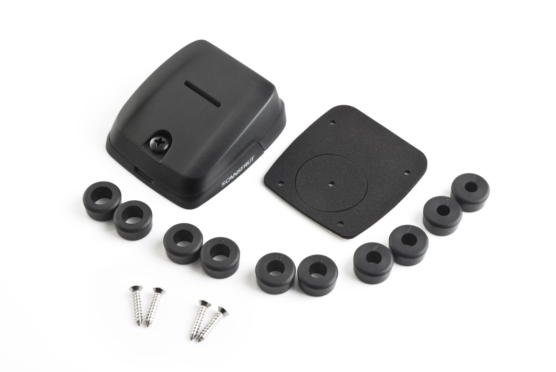 Scanstrut DS-HD10 Double Horizontal Cable Gland - Black (parts)