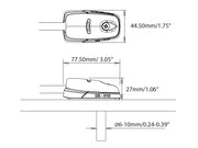 Scanstrut Horizontal Cable Seal DS-H10 Dimension