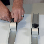 Sliding Adjustable Aluminum Rail Mounting Brackets for Solar Panels