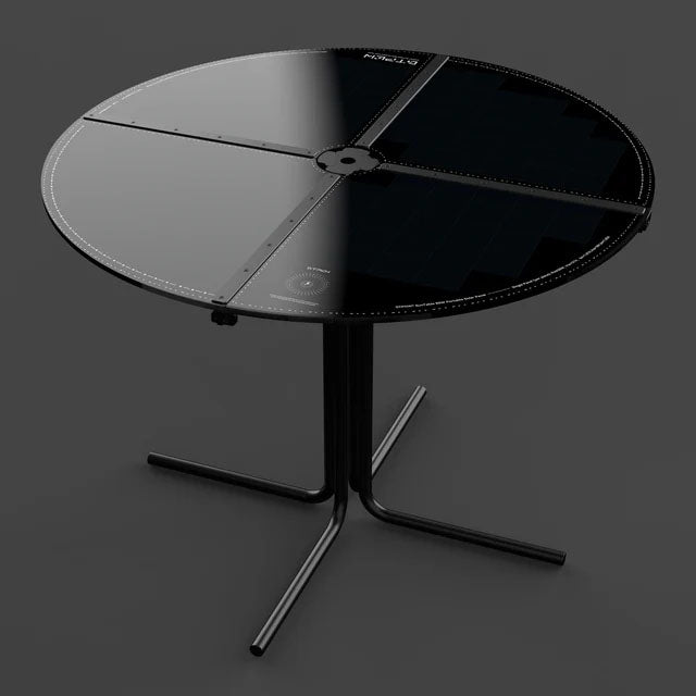 80W Solar Charging Table with Built-In Battery | Outdoor Solar Power ...