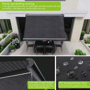 Electric Solar Awning