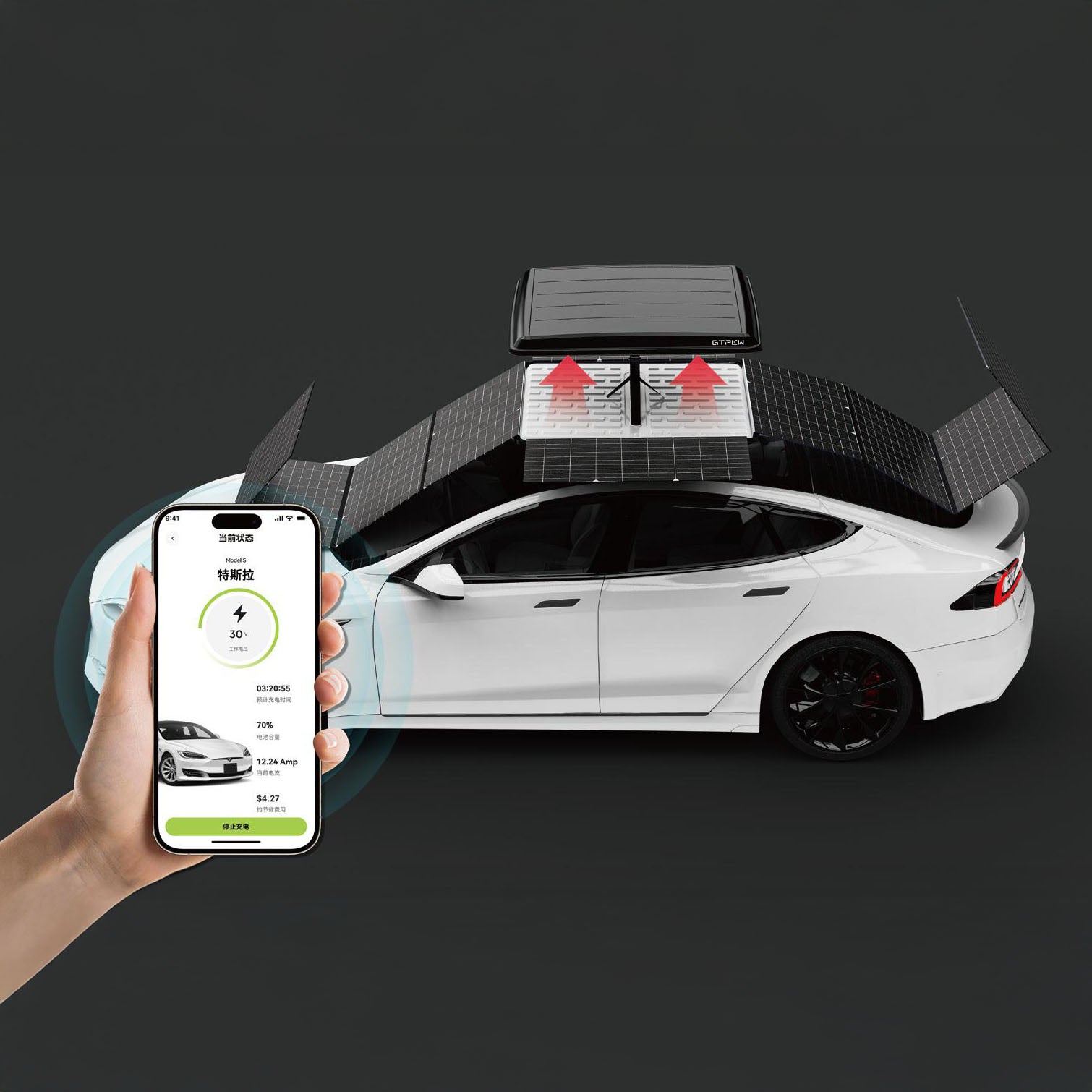 Solar EV Charger App Smart Control