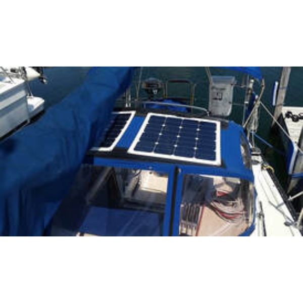 110 Watt Bimini Mount Flexible Solar Panel Kit