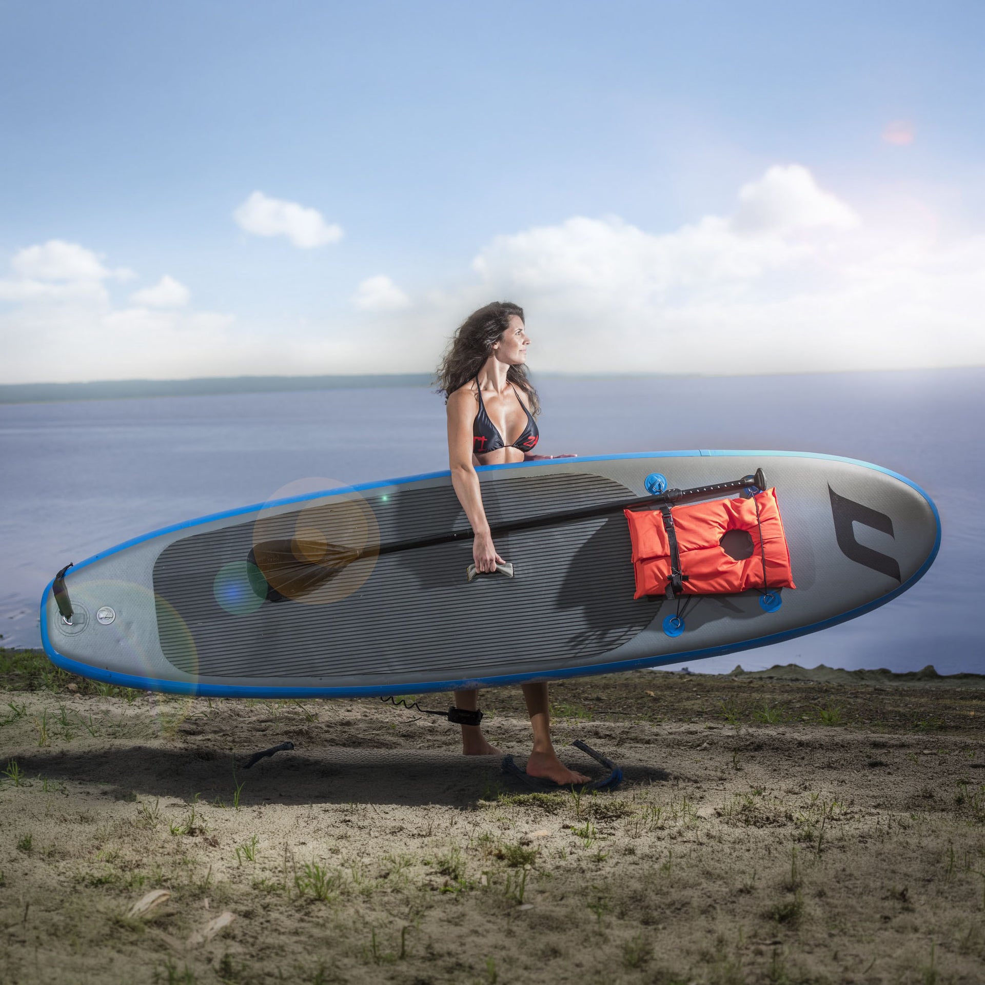 Fully custom printed stand up paddleboard for promotion