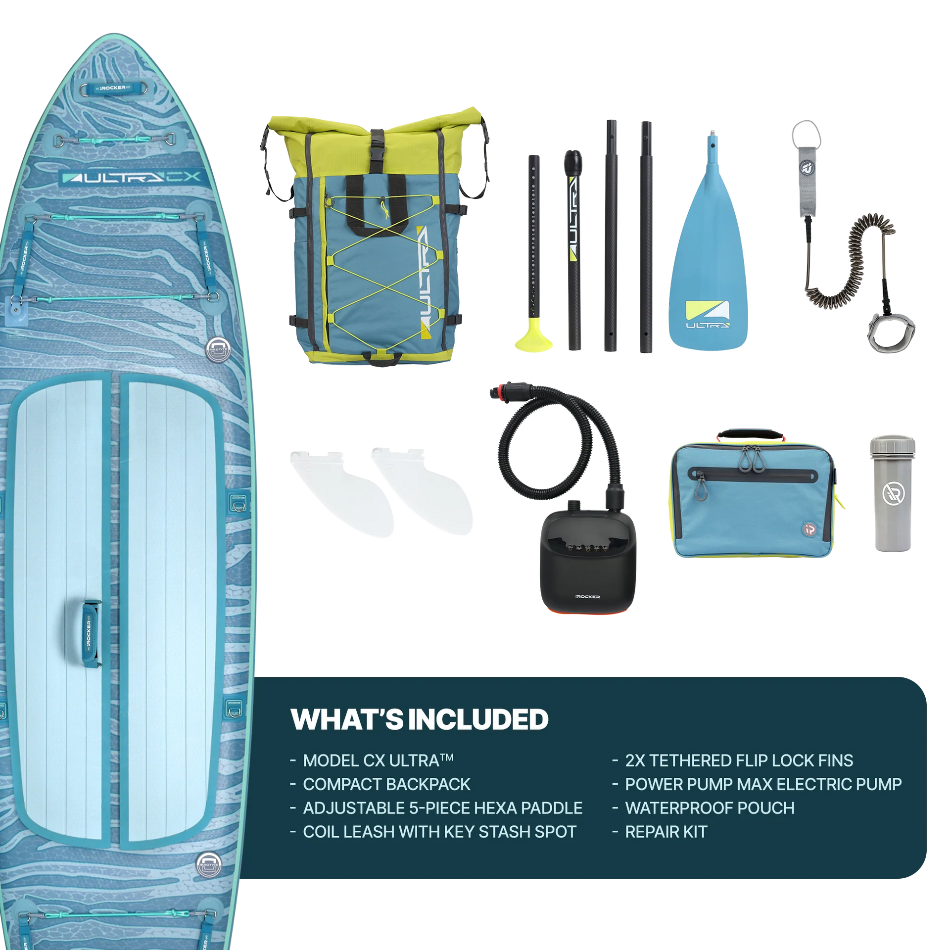 iRocker CX ULTRA™ 3.0 - inflatable paddle board