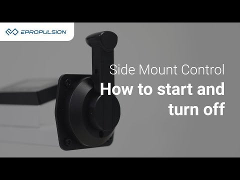 ePropulsion Side Mount Control | How to Start and Turn off