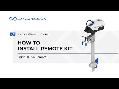 ePropulsion Evo Remote  - How to Install