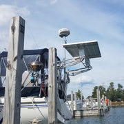 Tilting Rigid Solar Panel Davit Mount
